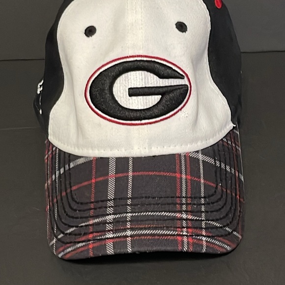 GEORGIA BULLDOGS PLAID NEW ERA NCAA FAN FOOTBALL HAT - Picture 2 of 8